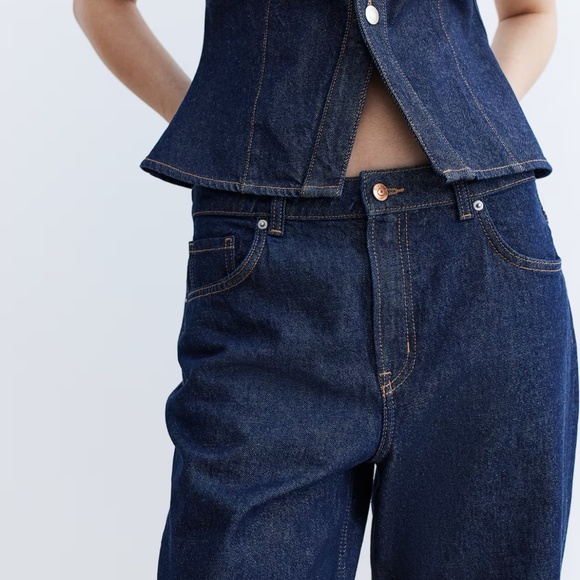 H&M Bleecker high rise wide leg jeans - Picture 7 of 10